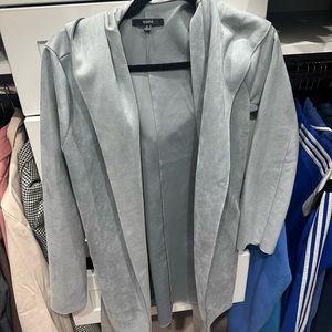 Fashion Nova Suede Belted Coat